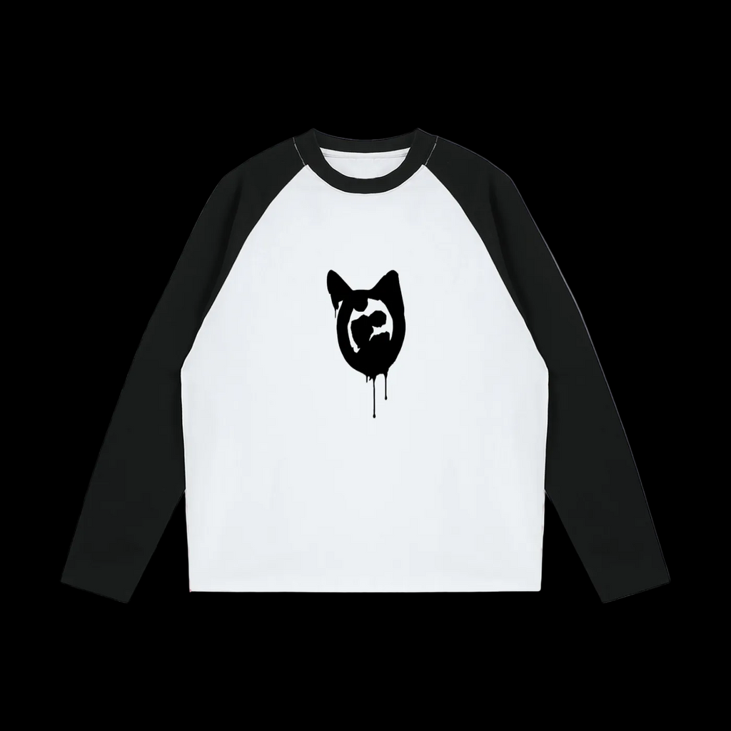 Color-Blocked Raglan Long-Sleeve T-Shirt
