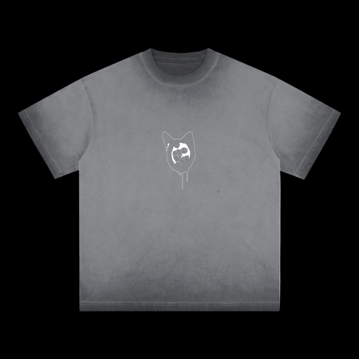Reverse Dyed Loose Cotton T-Shirt