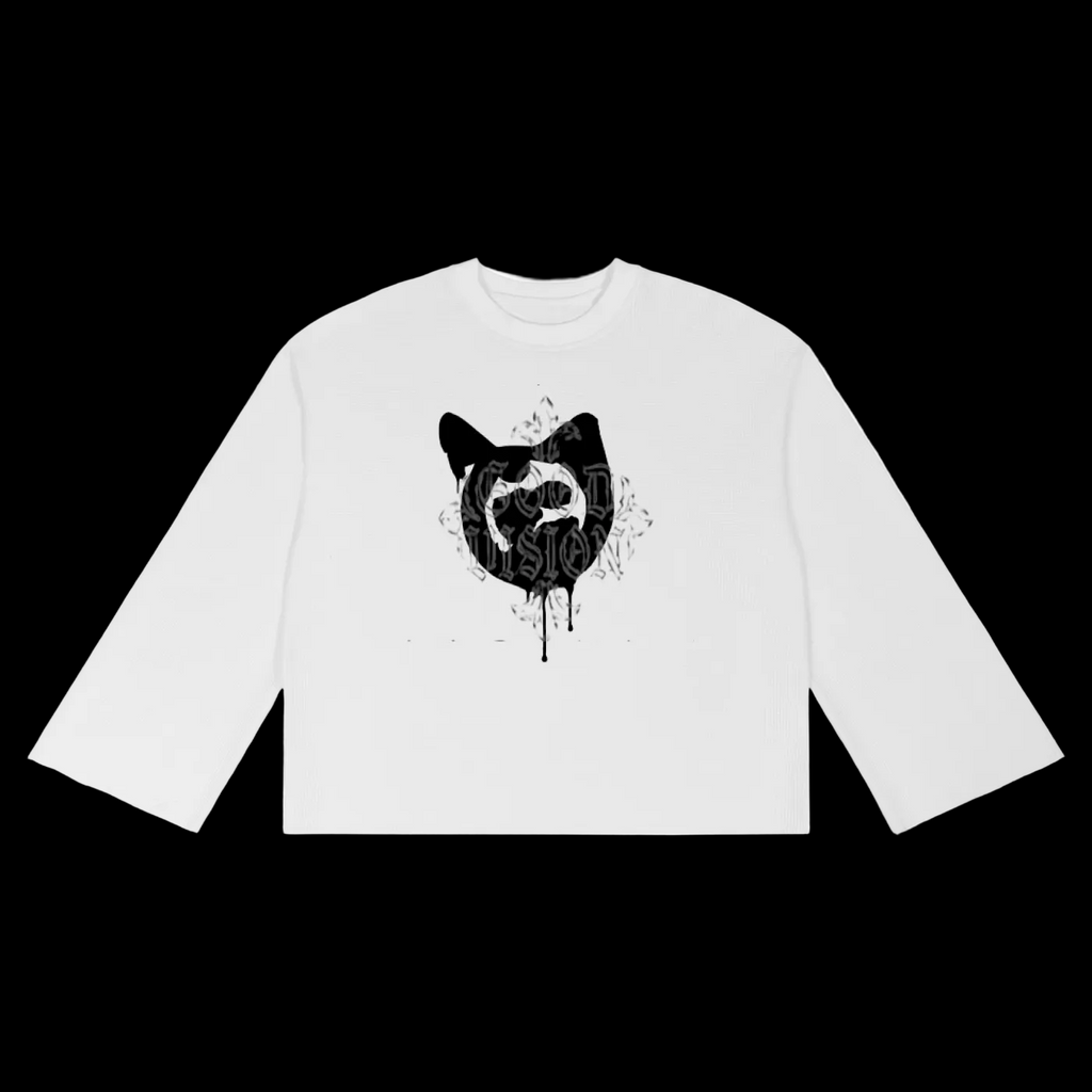Unisex Waffle Raw Edge T-Shirt
