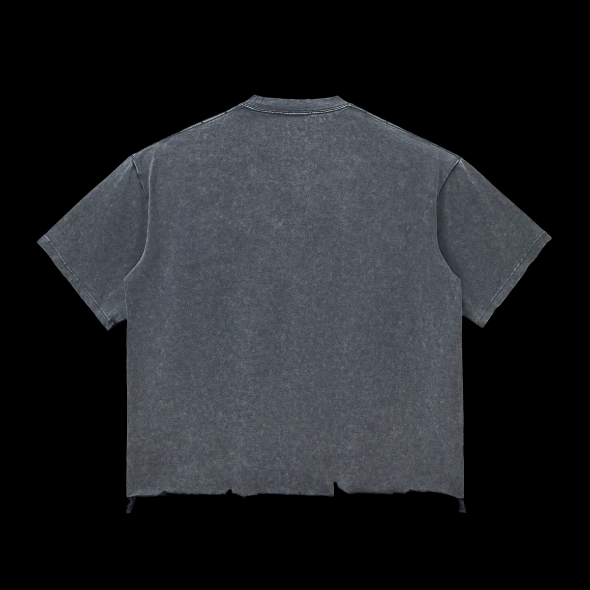 Snow Wash Raw-Hem Boxy T-shirt