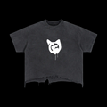 Vintage Wash Boxy Distressed Hem T-Shirt