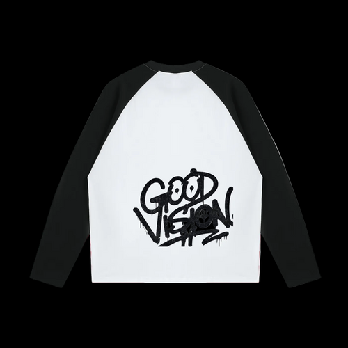 Color-Blocked Raglan Long-Sleeve T-Shirt