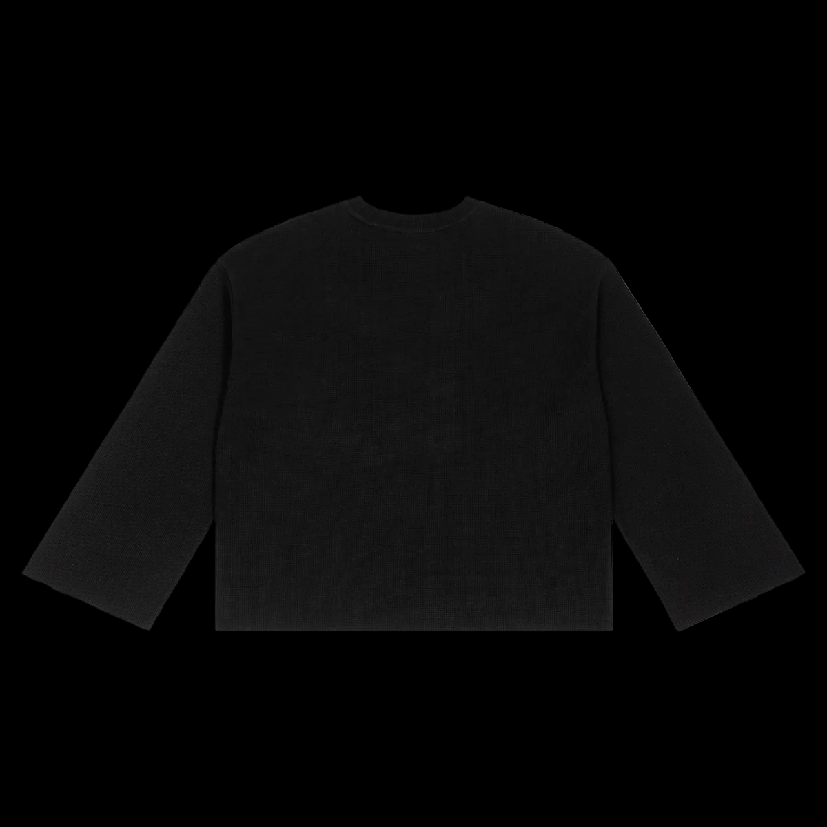 Unisex Waffle Raw Edge T-Shirt